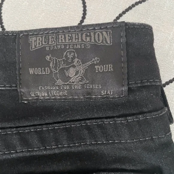 True Religion Black Jeans - Picture 3 of 7
